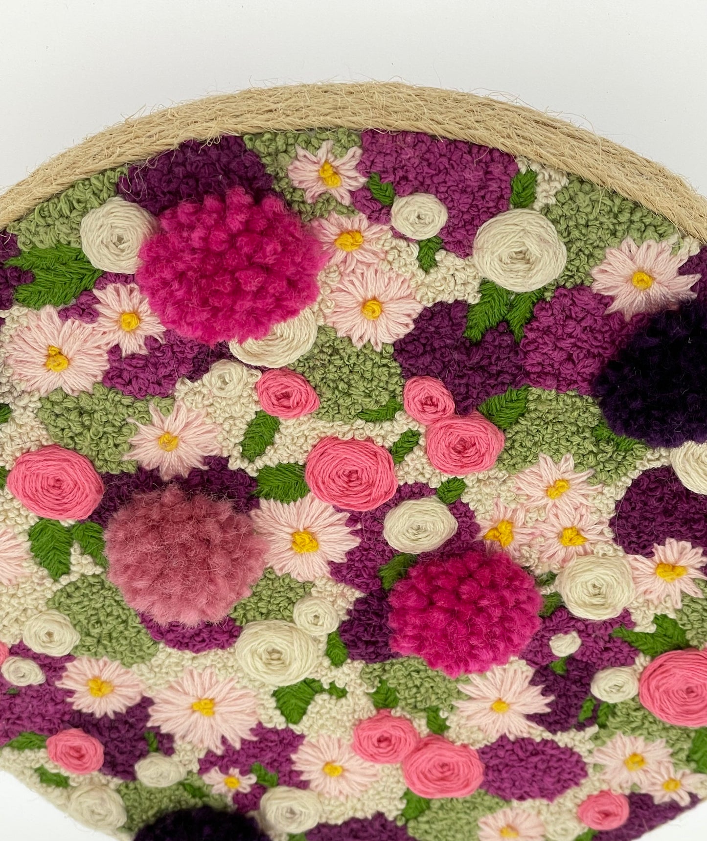 Pink Floral Embroidery