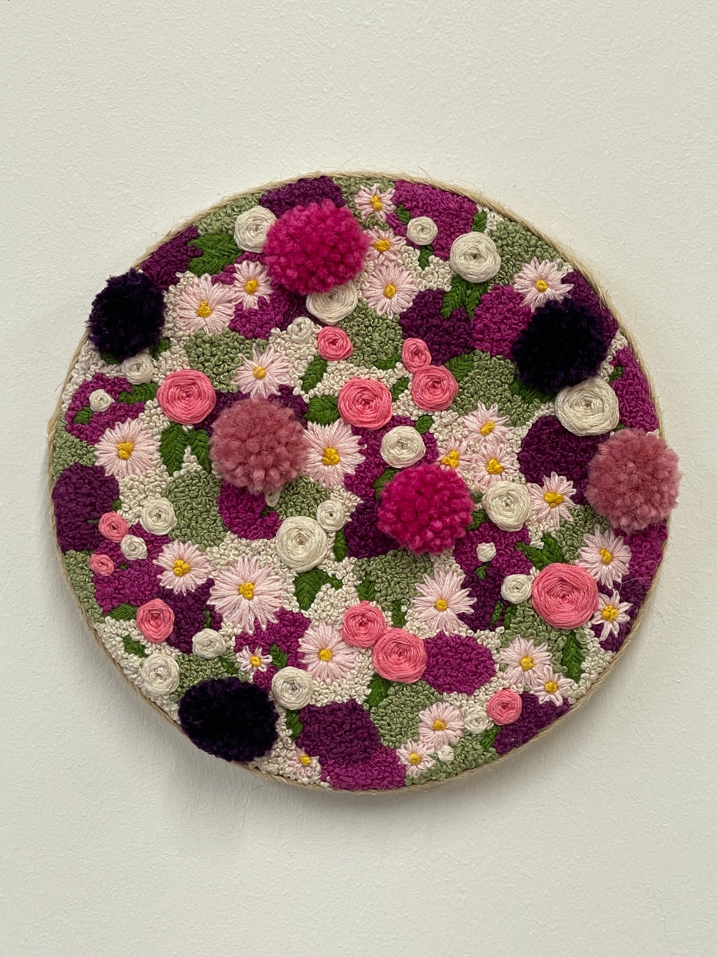 Pink Floral Embroidery