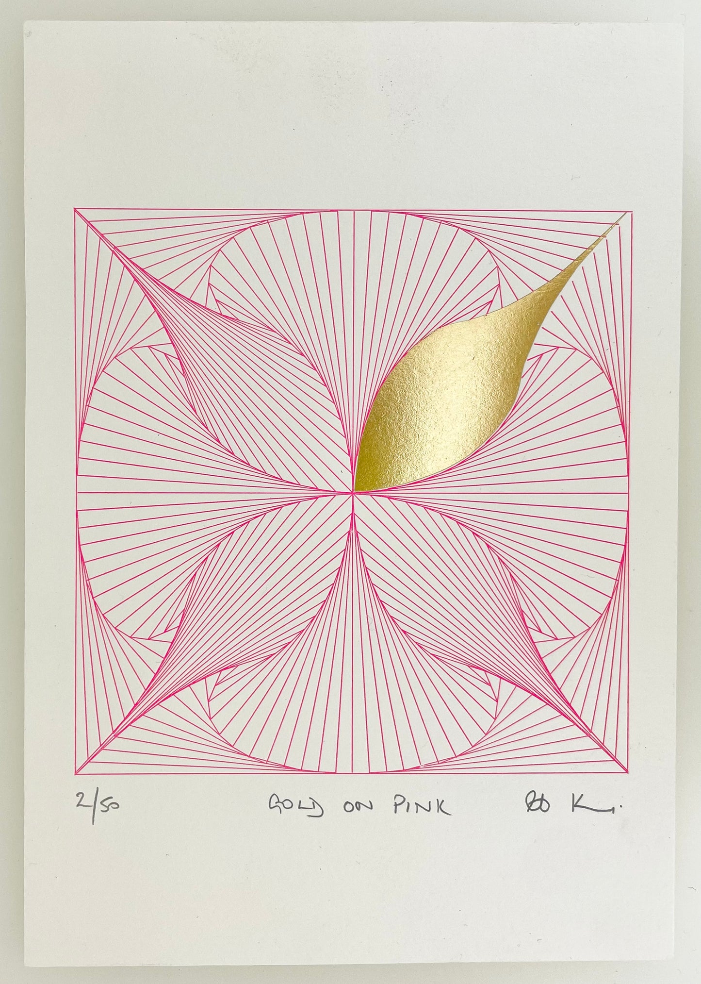 Pink Lotus Print