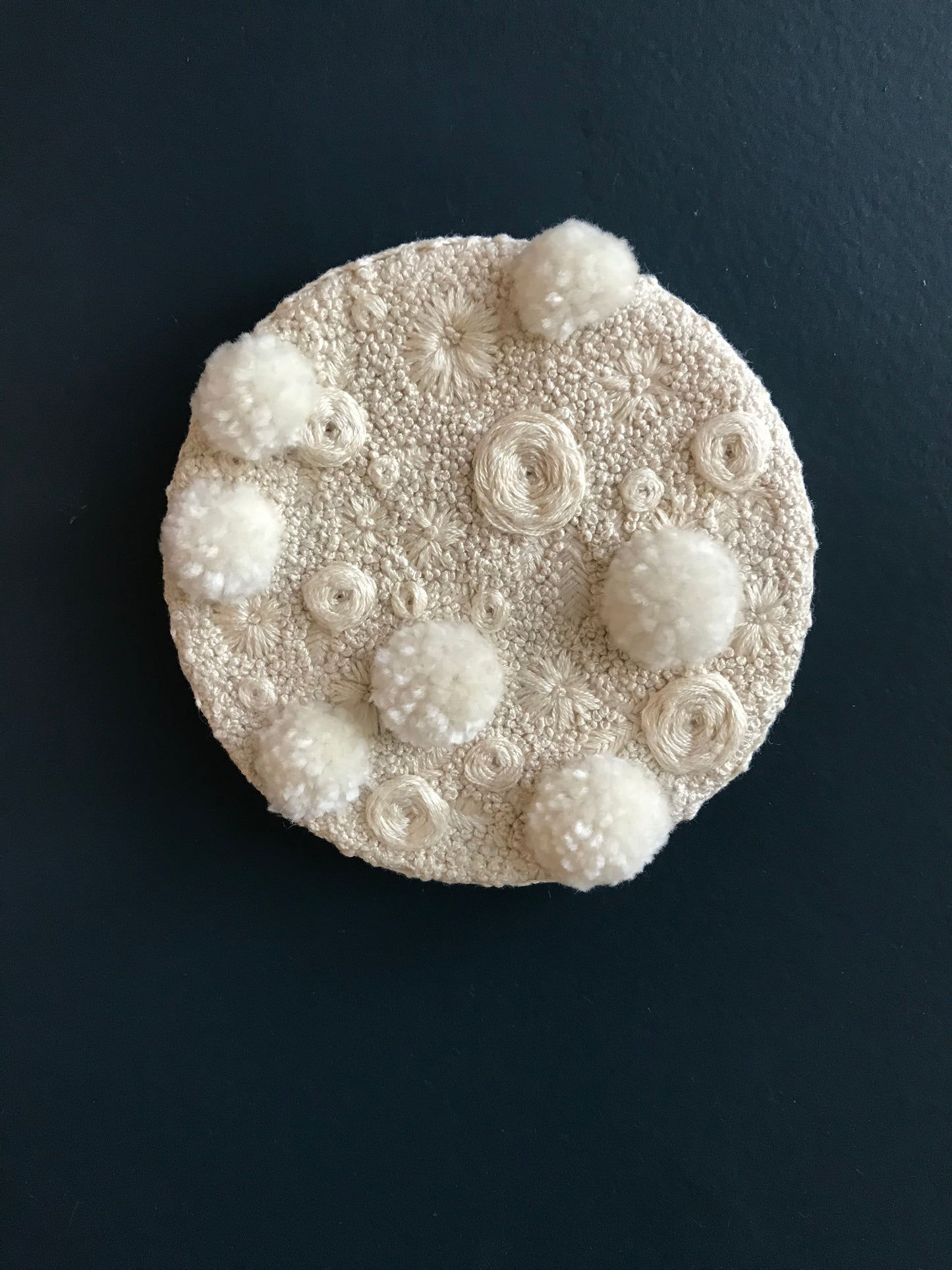 Ivory Floral Embroidery