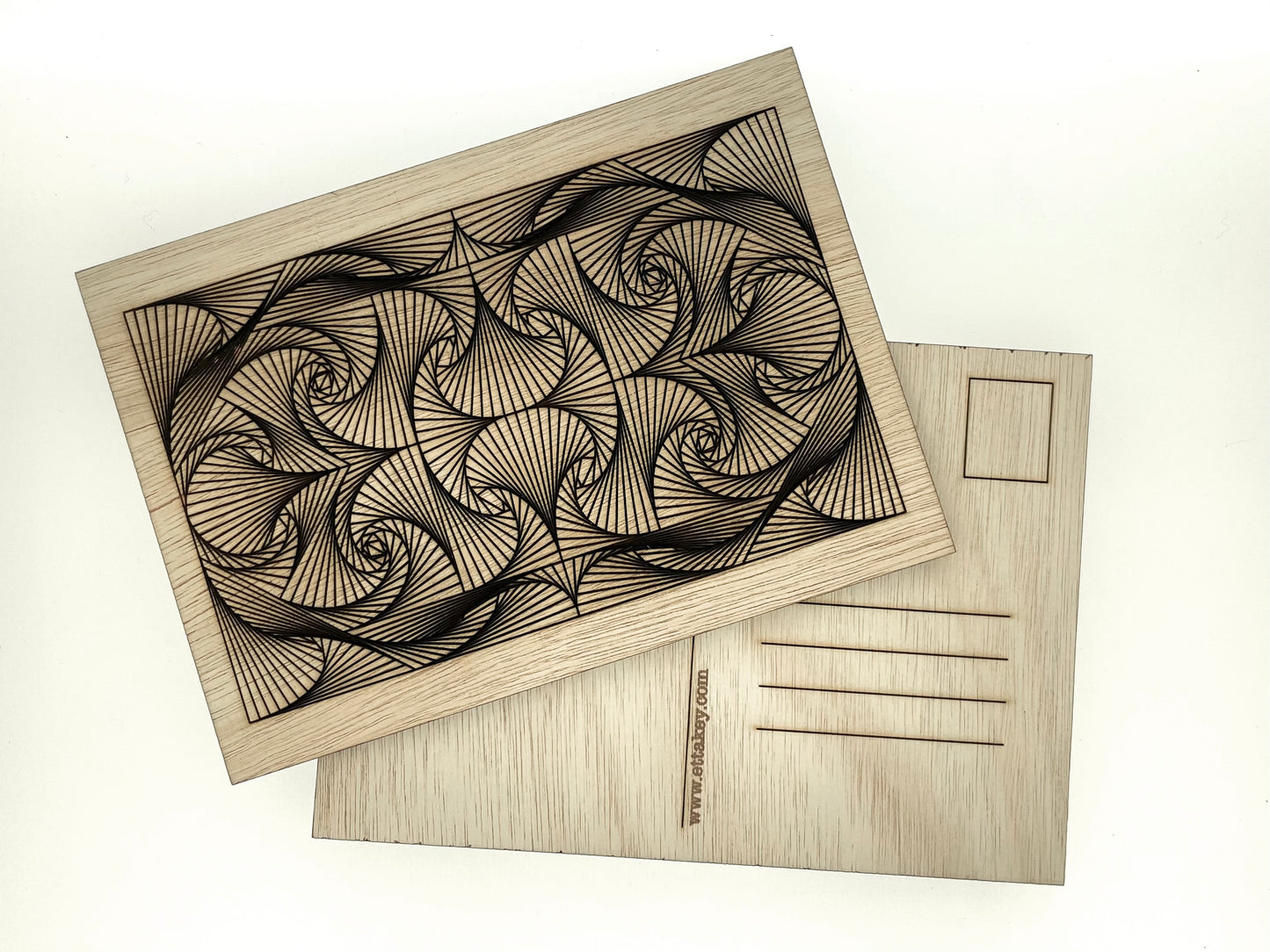 Wooden Illusion Postcard